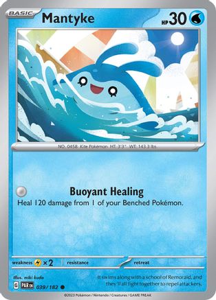 Mantyke (PAR-039) (Reverse Holofoil)