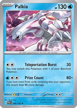 Palkia (PAR-040) (Reverse Holofoil)