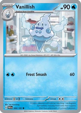 Vanillish (PAR-044) (Reverse Holofoil)