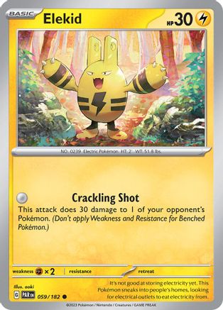 Elekid (PAR-059) (Reverse Holofoil)