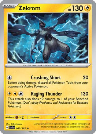 Zekrom (PAR-066) (Reverse Holofoil)