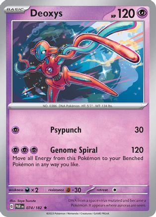 Deoxys (PAR-074) (Reverse Holofoil)