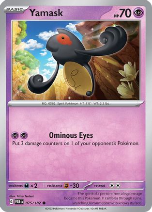 Yamask (PAR-075) (Reverse Holofoil)