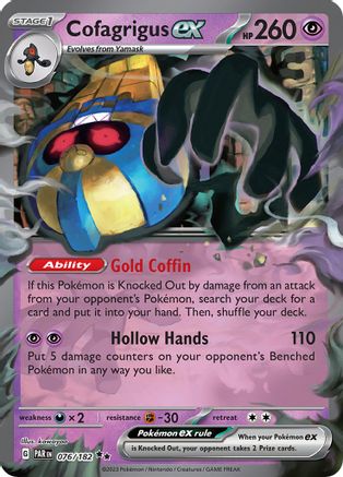Cofagrigus ex (PAR-076) (Holofoil)