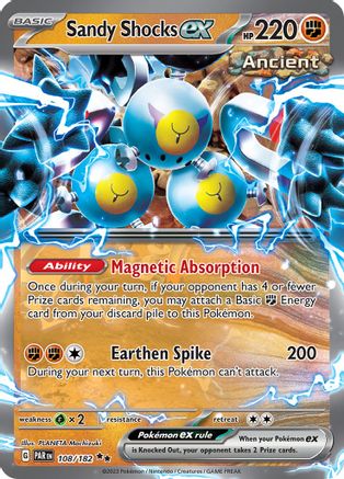 Sandy Shocks ex (PAR-108) (Holofoil)