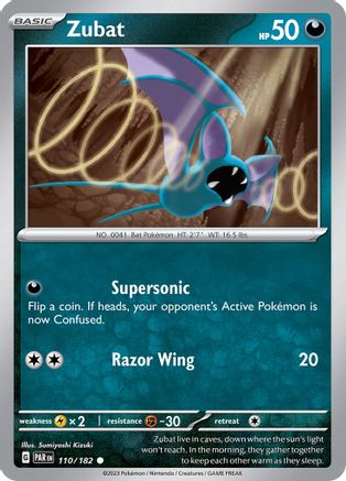 Zubat (PAR-110) (Reverse Holofoil)