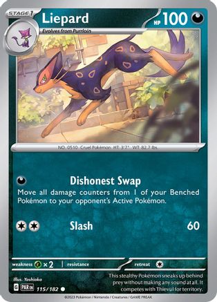 Liepard (PAR-115) (Reverse Holofoil)