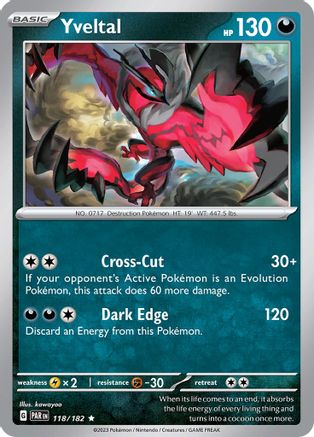 Yveltal (PAR-118) (Holofoil)