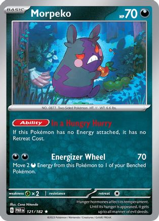 Morpeko (PAR-121) (Reverse Holofoil)