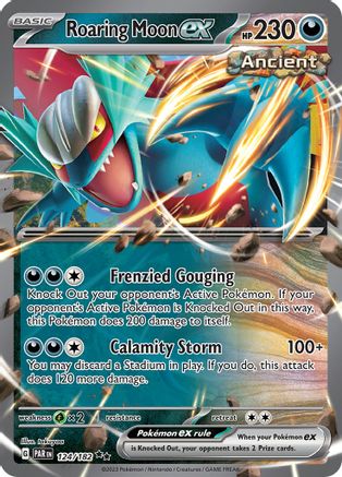 Roaring Moon ex (PAR-124) (Holofoil)