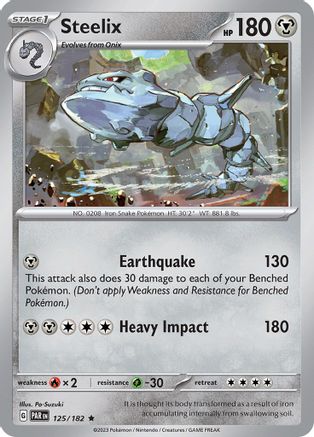 Steelix (PAR-125) (Reverse Holofoil)