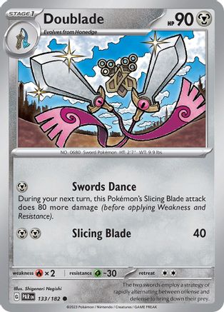 Doublade (PAR-133) (Reverse Holofoil)