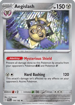 Aegislash (PAR-134) (Reverse Holofoil)