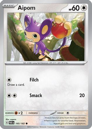 Aipom (PAR-145) (Reverse Holofoil)