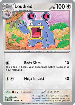Loudred (PAR-149) (Reverse Holofoil)