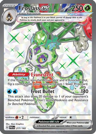 Froslass ex (PAR-217) (Holofoil)