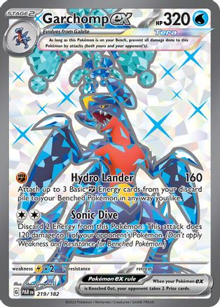 Garchomp ex (PAR-219) (Holofoil)