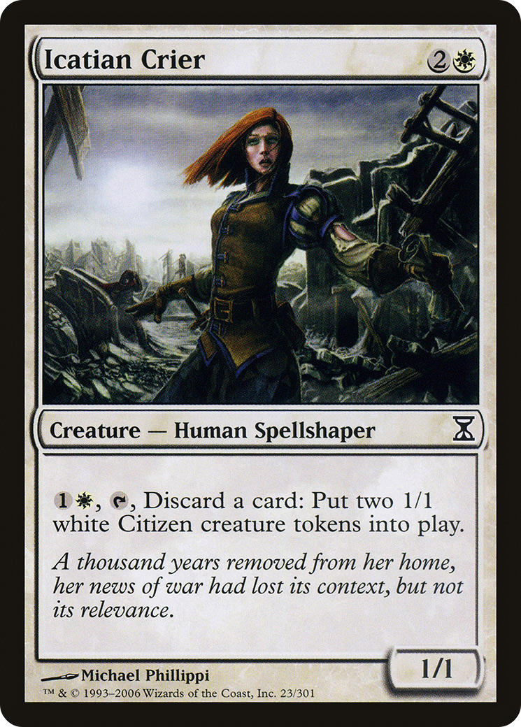 Icatian Crier (TSP-023) (Foil)