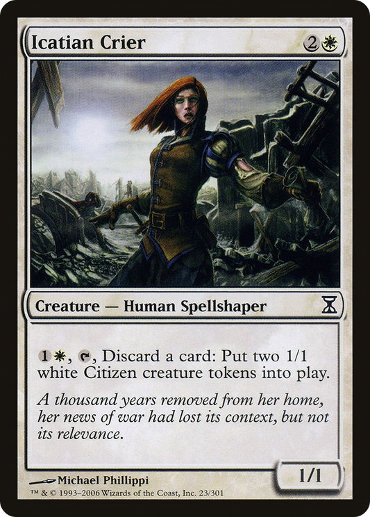 Icatian Crier (TSP-023) (Foil)