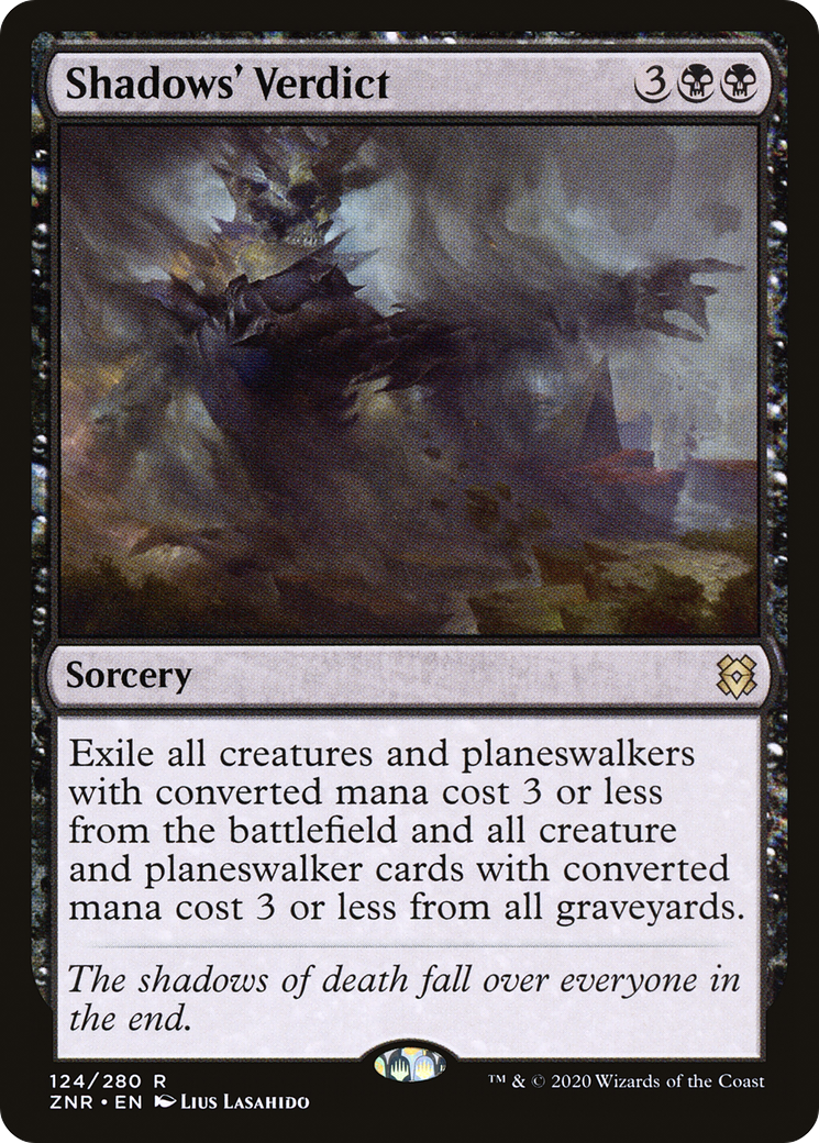 Shadows' Verdict (ZNR-124) (Foil)