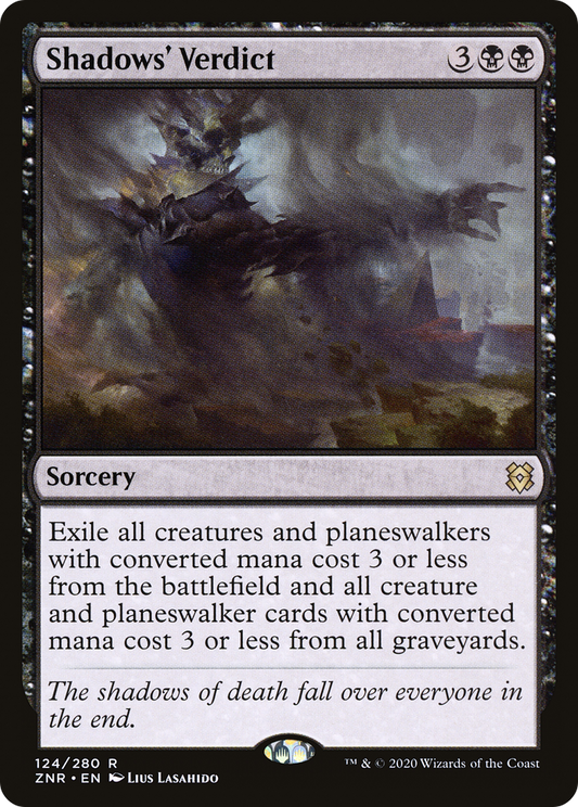 Shadows' Verdict (ZNR-124) (Foil)