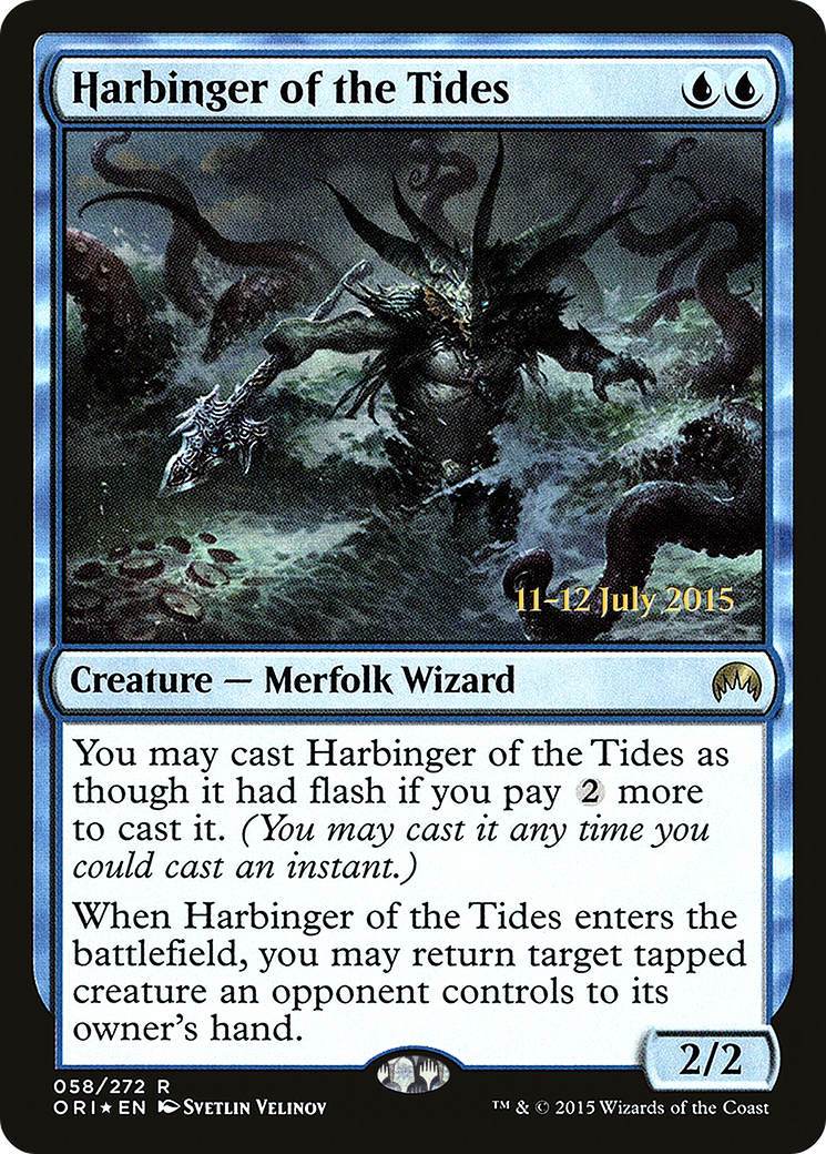 Harbinger of the Tides (PRE-58S) (Foil)