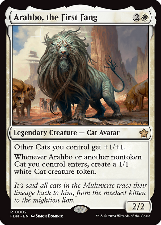 Arahbo, the First Fang (FDN-002) (Foil)