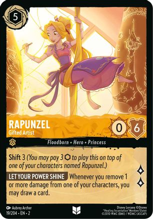Rapunzel - Gifted Artist (2-019) (Cold Foil)