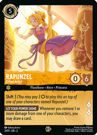 Rapunzel - Gifted Artist (DLPC-031) (Cold Foil)