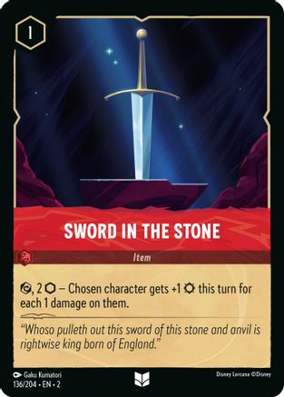 Sword in the Stone (2-136) (Cold Foil)