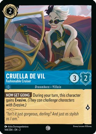 Cruella De Vil - Fashionable Cruiser (2-144)