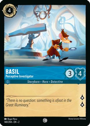 Basil - Perceptive Investigator (2-140) (Cold Foil)