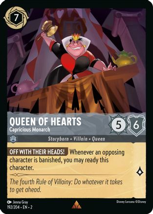 Queen of Hearts - Capricious Monarch (2-192)