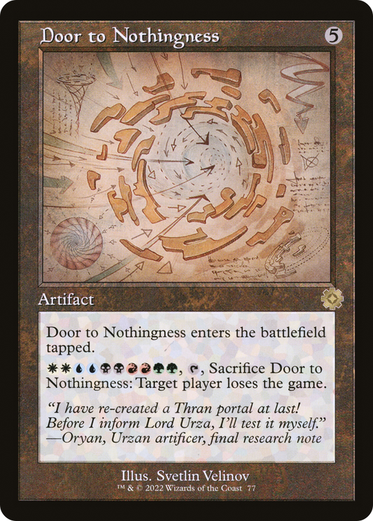 Door to Nothingness (BRR-077)