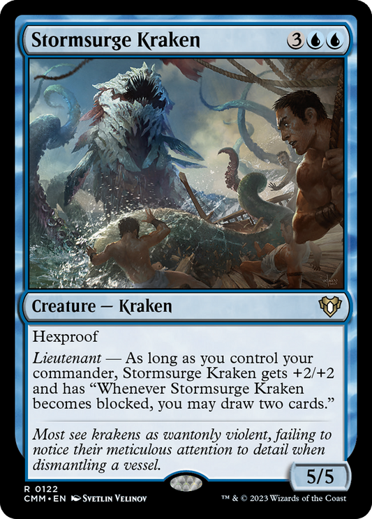 Stormsurge Kraken (CMM-122) (Foil)