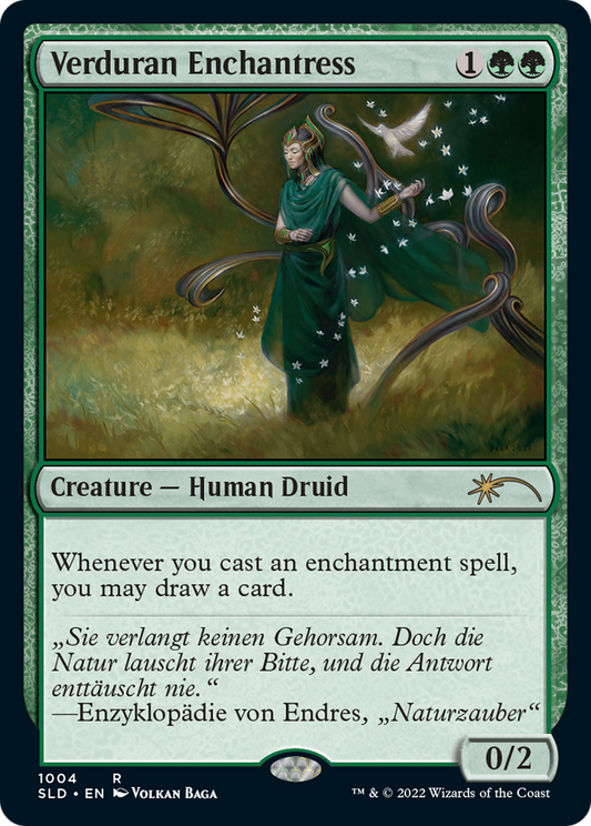 Verduran Enchantress (SLD-1004) (Foil)