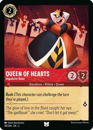 Queen of Hearts - Impulsive Ruler (2-119)