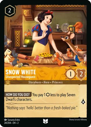 Snow White - Unexpected Houseguest (2-024) (Cold Foil)