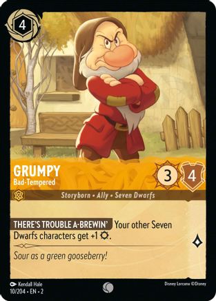 Grumpy - Bad-Tempered (2-010) (Cold Foil)