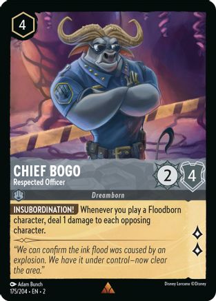 Chief Bogo - Respected Officer (2-175) (Cold Foil)