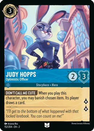 Judy Hopps - Optimistic Officer (2-152) (Cold Foil)