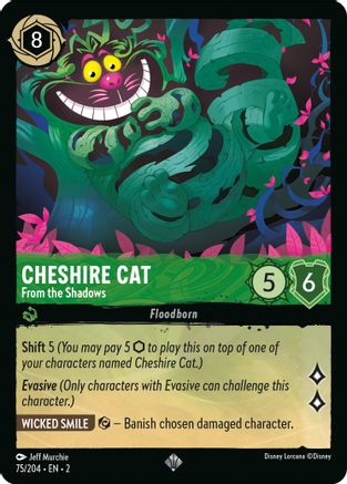 Cheshire Cat - From the Shadows (2-075) (Cold Foil)