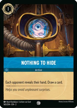 Nothing to Hide (2-165) (Cold Foil)