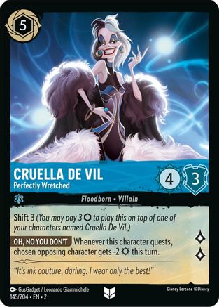 Cruella De Vil - Perfectly Wretched (2-145) (Cold Foil)