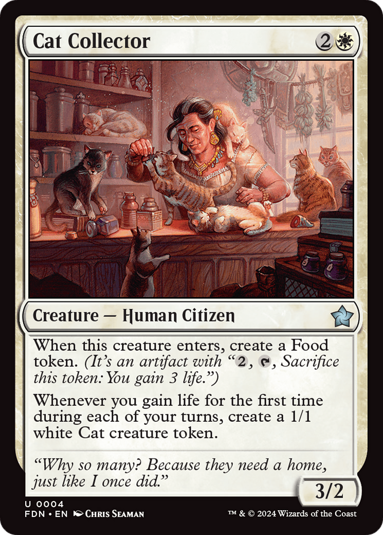 Cat Collector (FDN-004) (Foil)