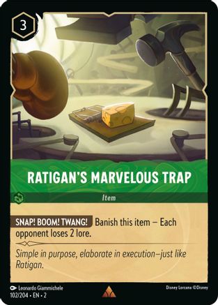 Ratigan's Marvelous Trap (2-102) (Cold Foil)