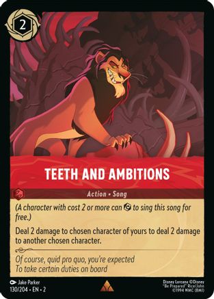 Teeth and Ambitions (2-130) (Cold Foil)