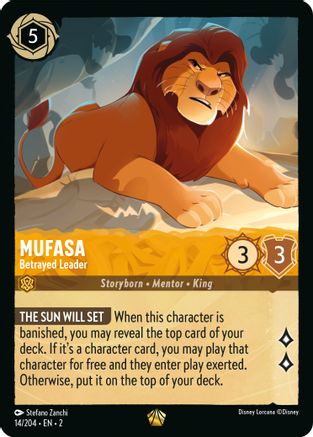 Mufasa - Betrayed Leader (2-014)