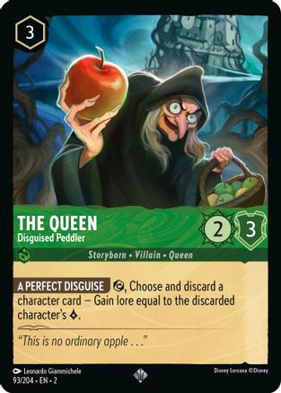 The Queen - Disguised Peddler (2-093) (Cold Foil)