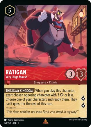 Ratigan - Very Large Mouse (2-121) (Cold Foil)